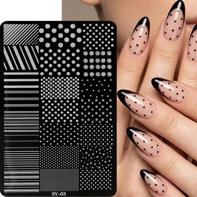 3D Printing Templates Free - 【B】3D Cute Dotting & Strip Lines