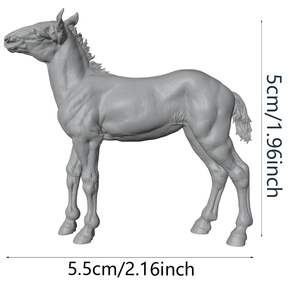 3D Printing Ultem - High-Detail Printing, Realistic Horse Miniature Resin