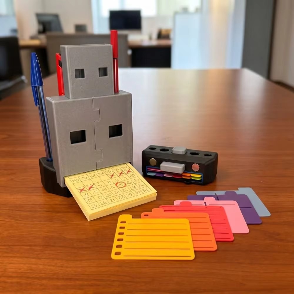 3D Printing Templates Free - 3D Printing USB Stlye Sticky Note