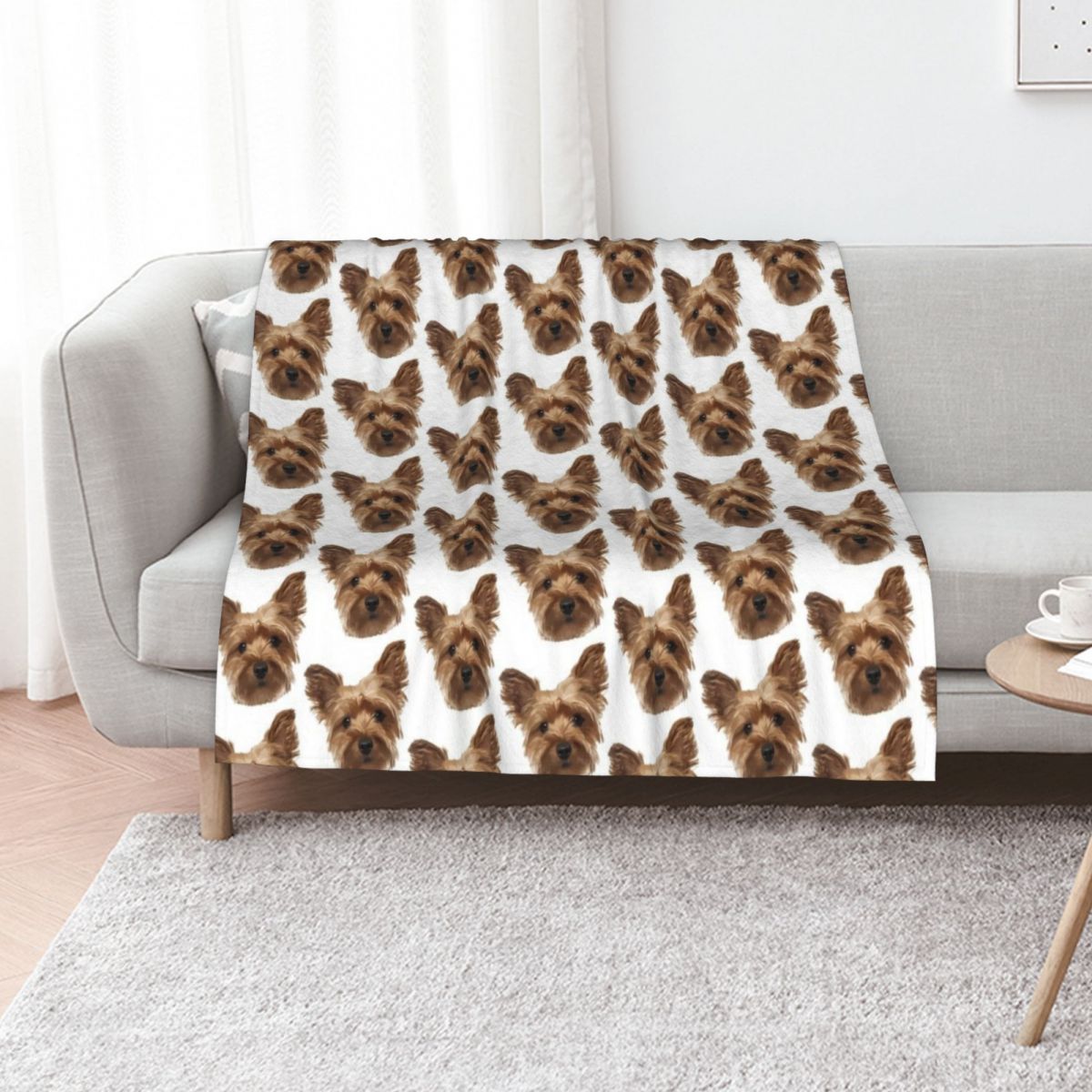 3D Printing Yorkshire - Yorkshire Terrier Throw Blanket Luxury Throw