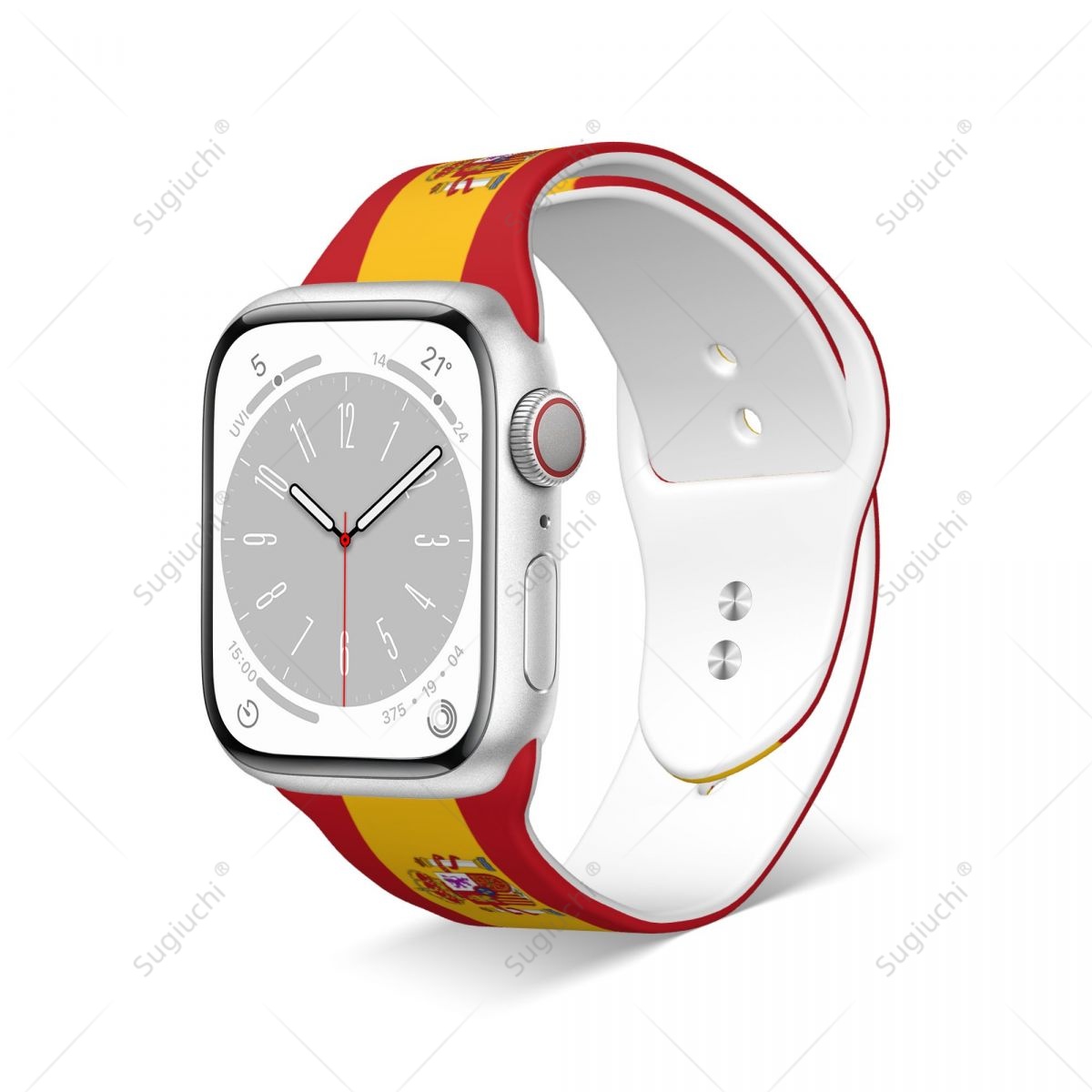 Unisex Spain Flag 3D Printing  - 3D Printing Watch 评论和价格