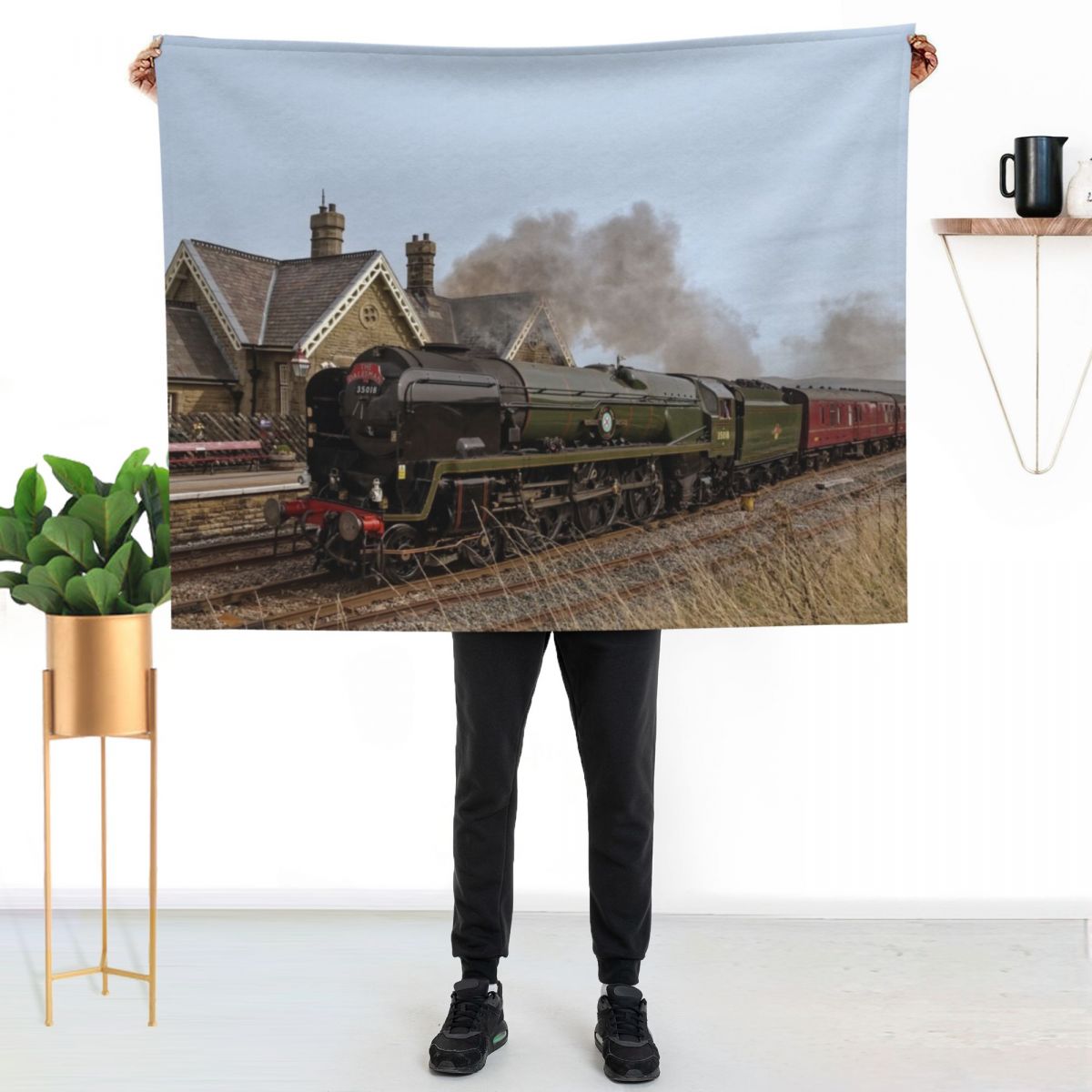 Steam train over Yorkshire moo - 3D Printing Yorkshire 评论和价格