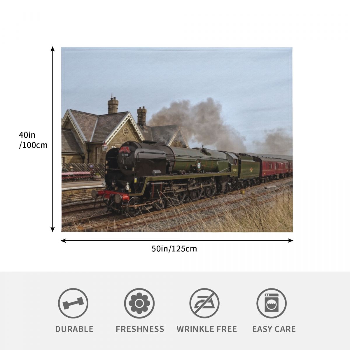 Steam train over Yorkshire moo - 3D Printing Yorkshire 评论和价格