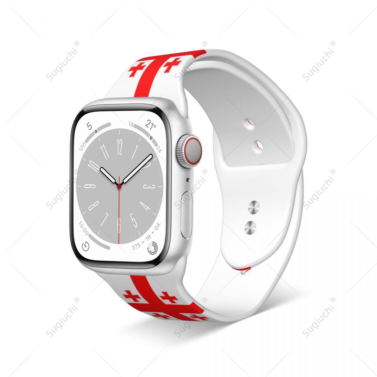 Unisex Georgia Flag 3D Printin - 3D Printing Watch 评论和价格