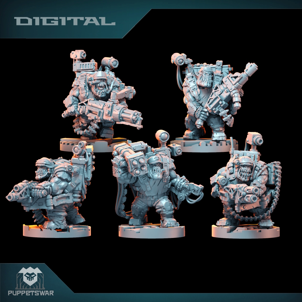 Orc Ultimate Badasses Squad, G - 3D Printing Ultem 评论和价格