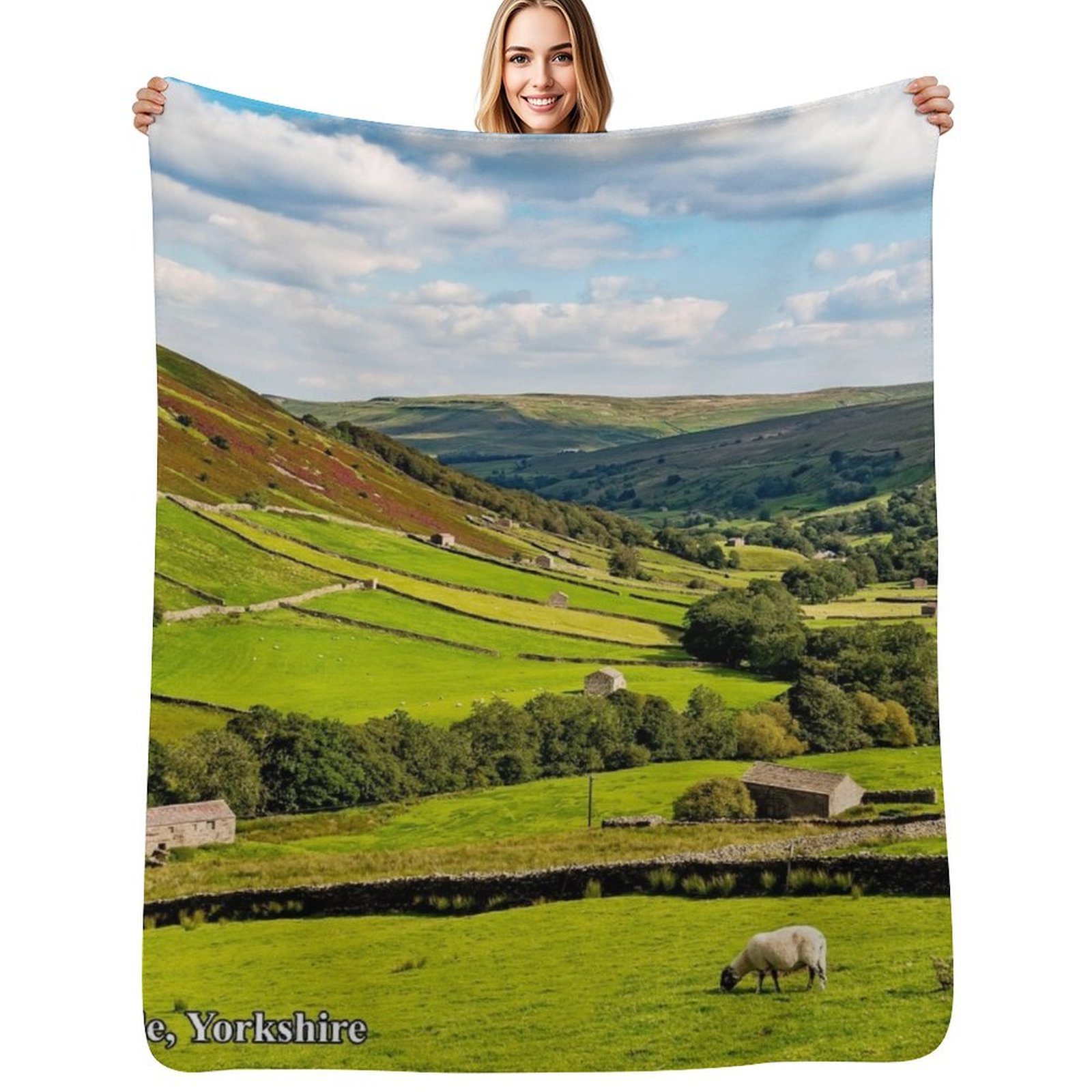 Yorkshire Dales Throw Blanket  - 3D Printing Yorkshire 评论和价格