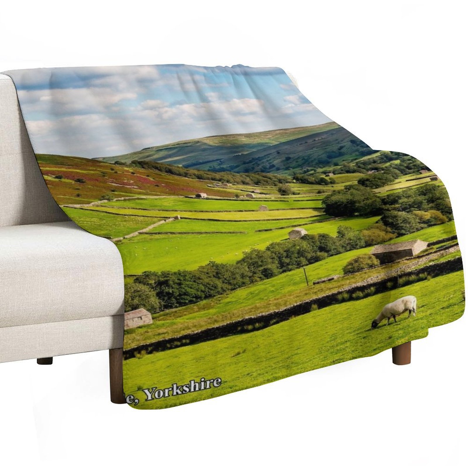 Yorkshire Dales Throw Blanket  - 3D Printing Yorkshire 评论和价格