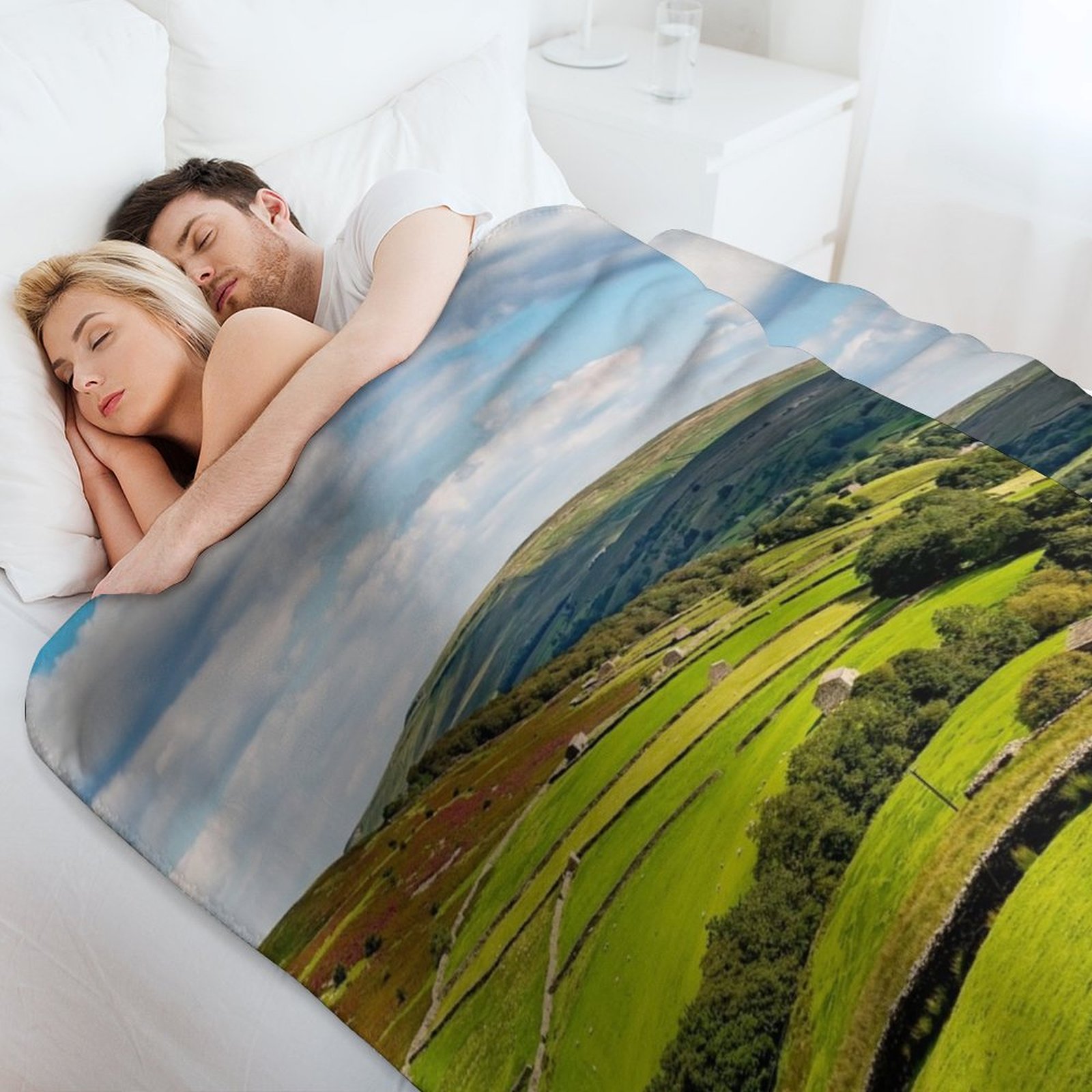Yorkshire Dales Throw Blanket  - 3D Printing Yorkshire 评论和价格