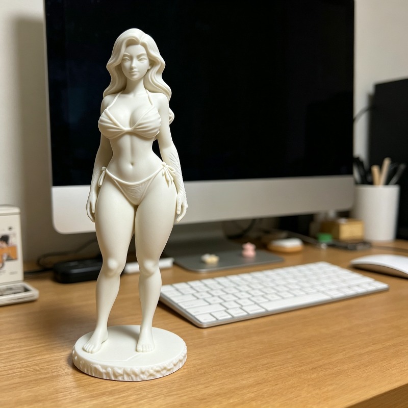 3D‑Printed Curly‑Hair Female A - 3D Printing Ultem 评论和价格