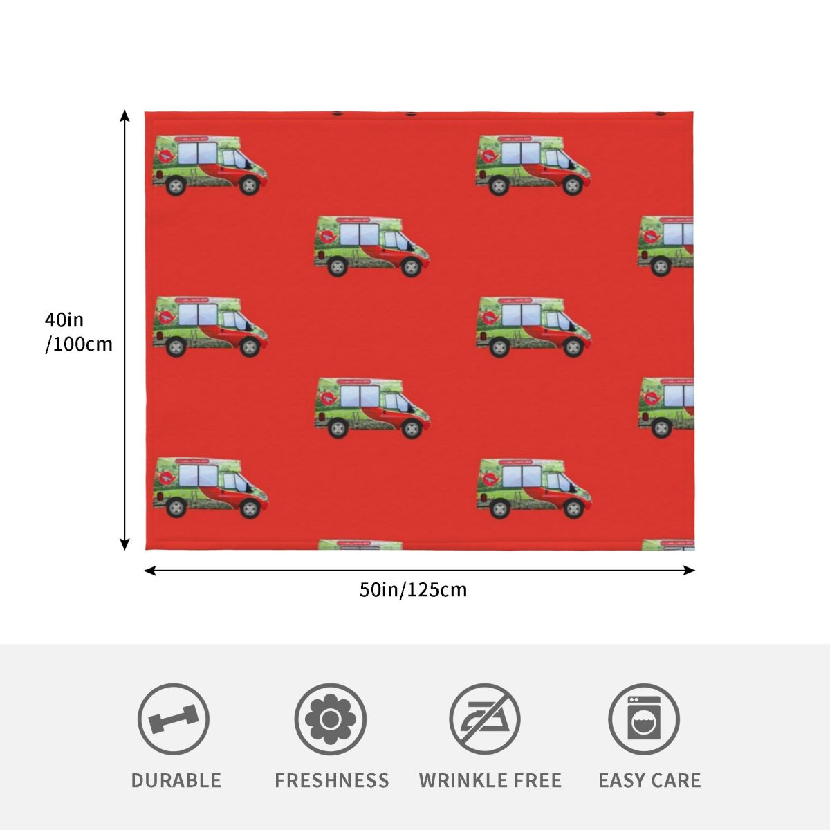 Yorkshire Tea Van Red Throw Bl - 3D Printing Yorkshire 评论和价格