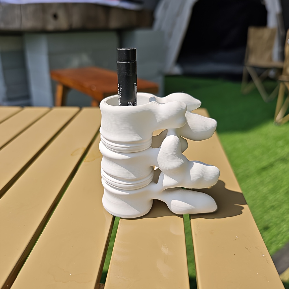 1-Piece Spine-Shaped Pen Holde - 3D Printing Orthopedics 评论和价格
