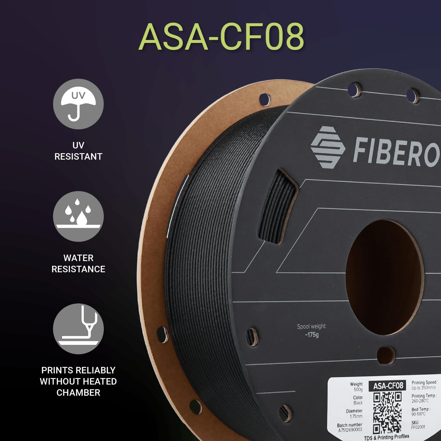Polymaker ASA-CF8 Carbon Fiber - Asa Filament Outdoor 评论和价格