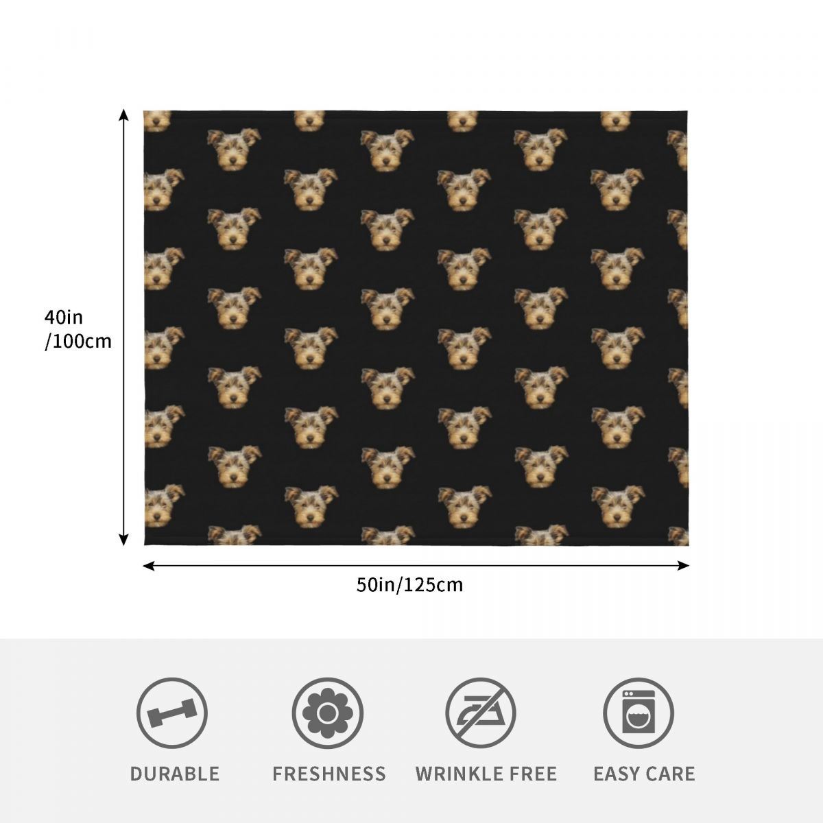 yorkshire terrier Throw Blanke - 3D Printing Yorkshire 评论和价格