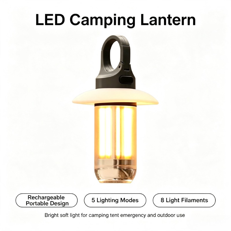 LED Camping Lantern Rechargeab - Asa Filament Outdoor 评论和价格