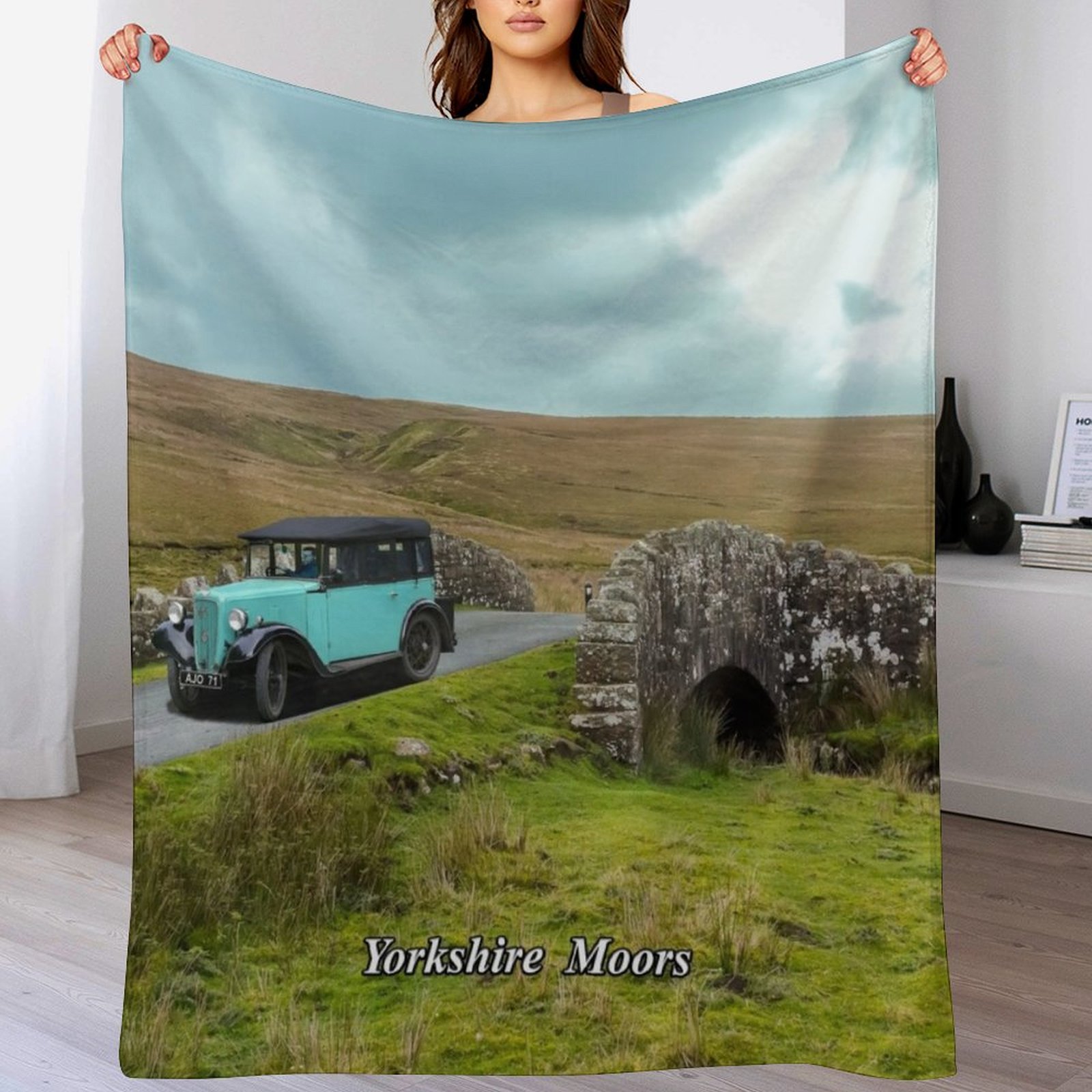 Yorkshire Moors Throw Blanket  - 3D Printing Yorkshire 评论和价格