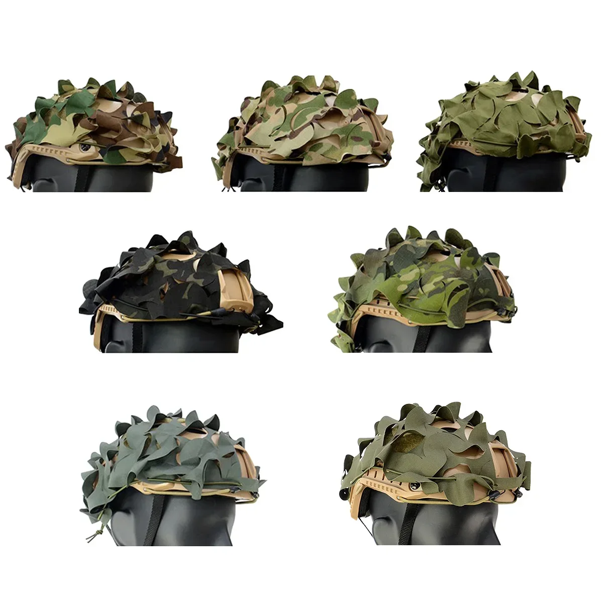 3D Camo Net FAST Helmet Cover  - 3D Printing Laser Cutting 评论和价格