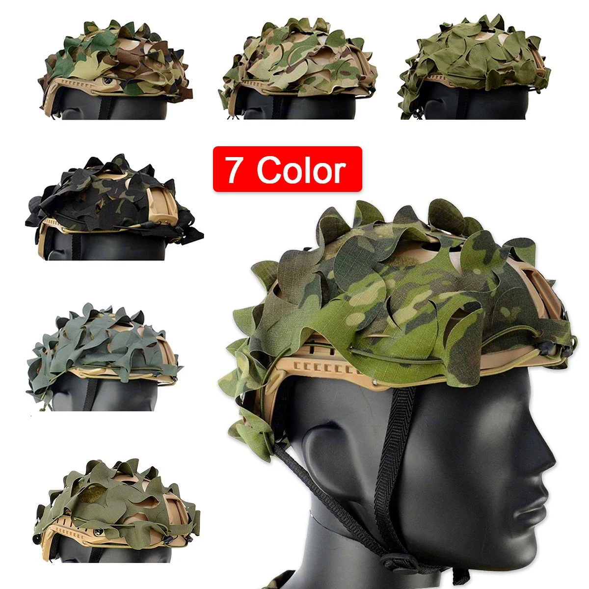 3D Camo Net FAST Helmet Cover  - 3D Printing Laser Cutting 评论和价格
