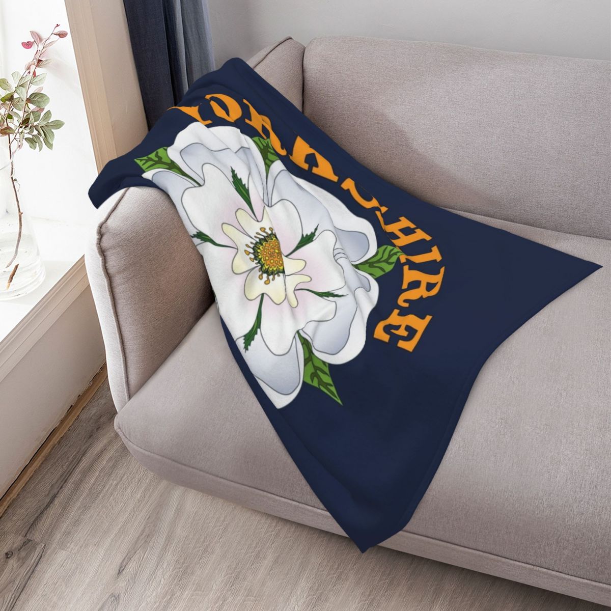 White Rose of Yorkshire Throw  - 3D Printing Yorkshire 评论和价格