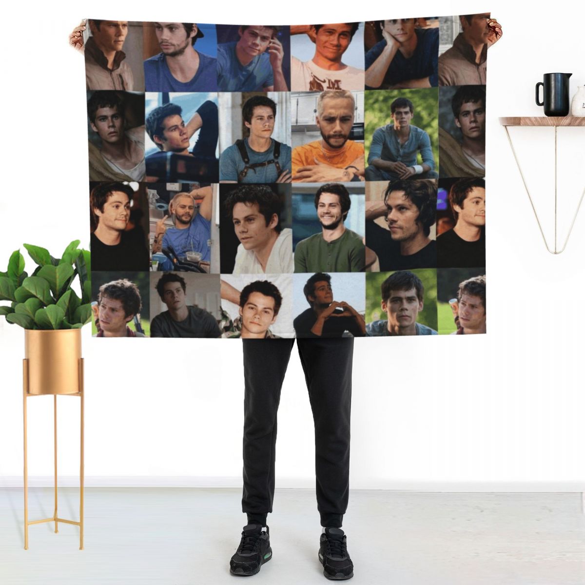 Dylan Obrien Collage Throw Bla - 3D Printing Watch 评论和价格