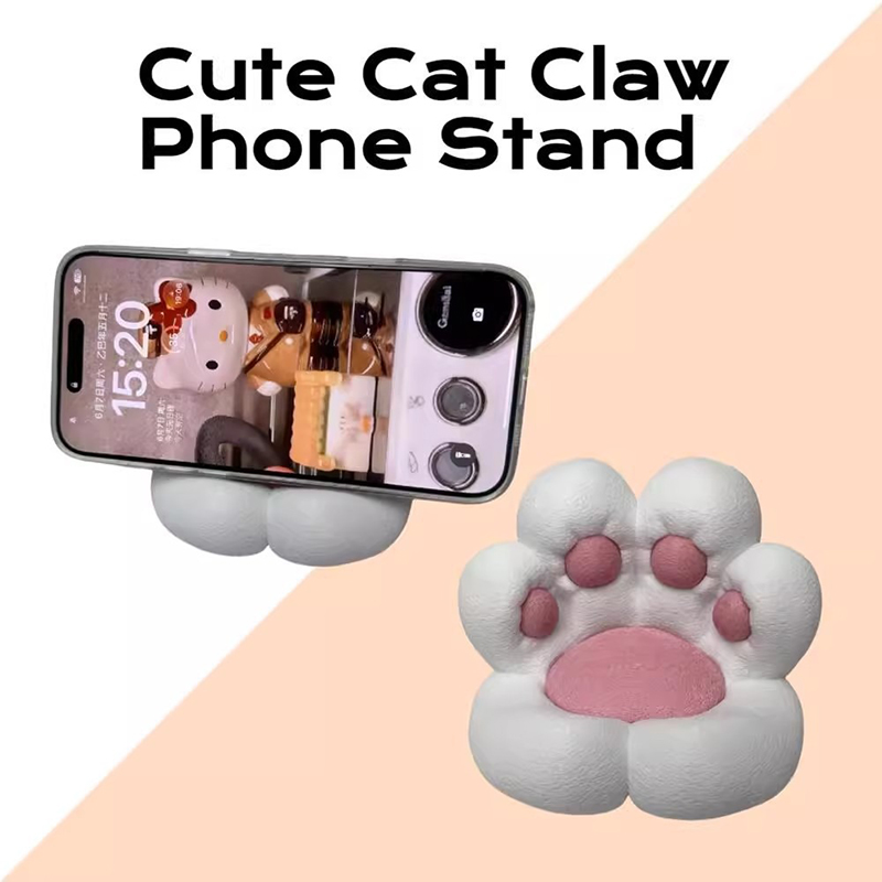 Cute Cat Paw Phone Stand, 3D P - 3D Printing Watch 评论和价格