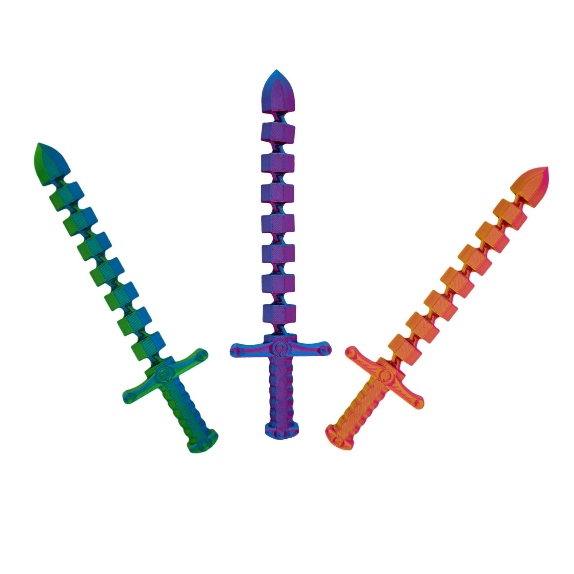 New 3D Printed Sword Movable J - 3D Printing Ultem 评论和价格