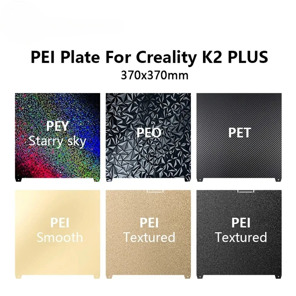 370x370mm Black Frosted PEI Bu - Pei Sheet 评论和价格